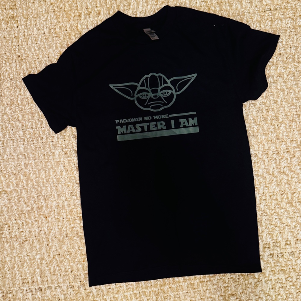 One of a Kind, Disney, Star Wars, Yoda T-Shirt, Adult S, Navy